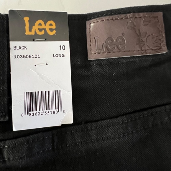 NWT: LEE Black Jeans - 12 Long - Picture 7 of 10